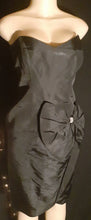 Load image into Gallery viewer, 1950s Era Hand Sewn Reclaimed Taffeta Cocktail Dress Kargo Fresh