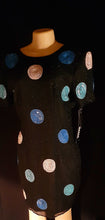 Load image into Gallery viewer, 1980s Sequin and Silk Cocktail Dress Size Size 14 Kargo Fresh