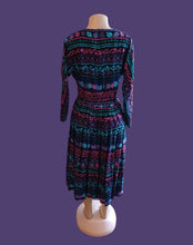 Load image into Gallery viewer, 1990s leslie fay floral midi dress 8 Kargo Fresh