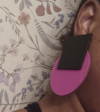 Load image into Gallery viewer, Handmade Minimalist Geometric shapes earrings