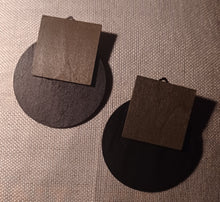 Load image into Gallery viewer, Handmade Minimalist Geometric shapes clip on earrings