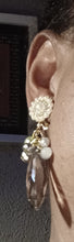 Load image into Gallery viewer, Handmade Chunky crystal Clip On Earrings