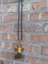 Load image into Gallery viewer, Vintage Large Brass Ankh Necklace