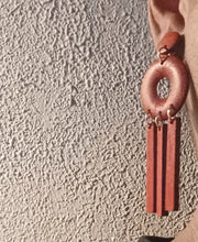 Load image into Gallery viewer, Small boho hoop clip on earrings