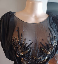 Load image into Gallery viewer, Vintage 1980s Casadei Silk Draped Dress 10