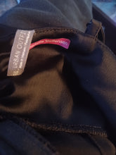 Load image into Gallery viewer, Charlotte Steffenson Satin Draped Front Black Mini dress XS