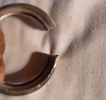 Load image into Gallery viewer, Set of 10 Chunky silver boho Bangles