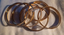 Load image into Gallery viewer, Rhinestone bangles set of 6