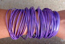 Load image into Gallery viewer, Purple Bangles Set 50+ bangles New