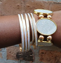 Load image into Gallery viewer, Set of 5 boho glam bracelets