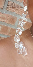 Load image into Gallery viewer, Handmade acrylic chandelier clip on earrings