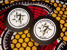 Load image into Gallery viewer, 5 percenter Earthbody Extra Large Universal Flag Earrings Kargo Fresh