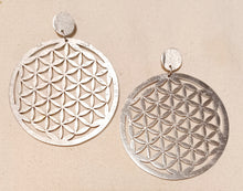 Load image into Gallery viewer, 7 Chakra Flower of Life Earrings Kargo Fresh
