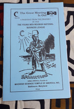 Load image into Gallery viewer, A Warning From the Prophet in 1928 ; Nobel Prophet Drew Ali (Black Moorish Science) Kargo Fresh