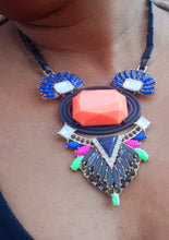 Load image into Gallery viewer, Abstract Chunky Geometric Metal Collar Necklace Kargo Fresh