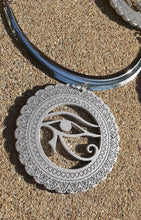 Load image into Gallery viewer, Abstract Handpainted Eye of Horus Necklace Set Kargo Fresh