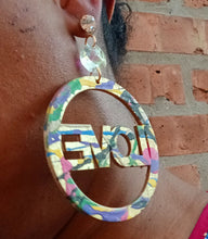 Load image into Gallery viewer, Abstract Love Handpainted Earrings Kargo Fresh