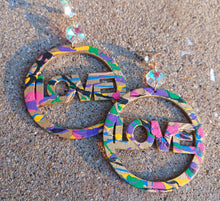 Load image into Gallery viewer, Abstract Love Handpainted Earrings Kargo Fresh