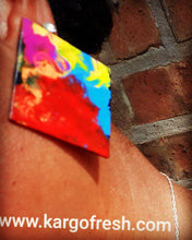 Load image into Gallery viewer, Abstract handpainted Earrings Kargo Fresh