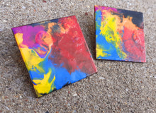 Load image into Gallery viewer, Abstract handpainted Earrings Kargo Fresh