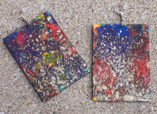 Load image into Gallery viewer, Abstract handpainted Wooden Earrings Kargo Fresh