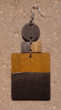 Load image into Gallery viewer, Abstract handpainted Wooden Earrings Kargo Fresh