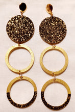 Load image into Gallery viewer, Abstract handpainted Wooden Earrings Kargo Fresh