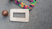 Load image into Gallery viewer, Abstract handpainted Wooden Earrings Kargo Fresh