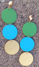 Load image into Gallery viewer, Abstract handpainted Wooden Earrings Kargo Fresh