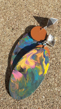Load image into Gallery viewer, Abstract handpainted Wooden Earrings Kargo Fresh