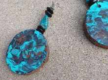 Load image into Gallery viewer, Abstract handpainted Wooden Earrings Kargo Fresh