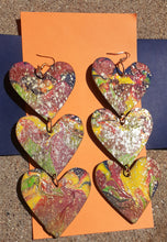 Load image into Gallery viewer, Abstract handpainted Wooden Earrings Kargo Fresh