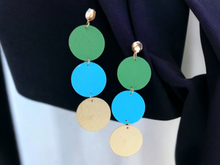 Load image into Gallery viewer, Abstract handpainted Wooden Earrings Kargo Fresh