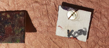 Load image into Gallery viewer, Abstract handpainted wooden Stud Earrings Kargo Fresh