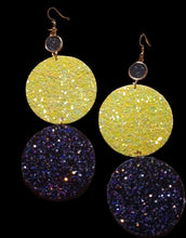 Load image into Gallery viewer, Abstract hi low rayon sundress and matching earrings Kargo Fresh
