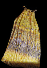 Load image into Gallery viewer, Abstract hi low rayon sundress and matching earrings Kargo Fresh