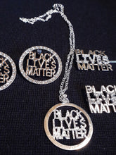 Load image into Gallery viewer, Afrocentric Black Lives Matter Rhineston Earrings Necklace and Hair Clips Set Kargo Fresh
