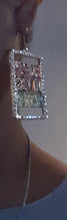 Load image into Gallery viewer, Afrocentric Rhinestone Black Lives Matter Earrings Kargo Fresh