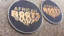 Load image into Gallery viewer, Afrocentric Wooden Dangle Earrings Kargo Fresh