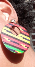 Load image into Gallery viewer, Afrocentric Wooden Handmade Clip On Earrings Kargo Fresh