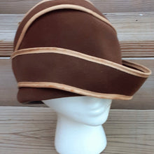 Load image into Gallery viewer, Antique 1950s Era Glam Handmade Wool and Feather Hat Kargo Fresh