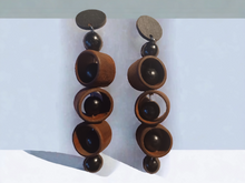 Load image into Gallery viewer, Avant garde wooden earrings Kargo Fresh