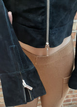 Load image into Gallery viewer, BEBE suede and calf hair Bolero style Jacket XS S Kargo Fresh