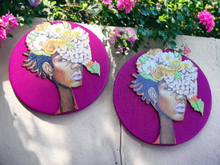 Load image into Gallery viewer, Beautiful Afrocentric Art Print Earrings Kargo Fresh