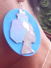 Load image into Gallery viewer, Beautiful Afrocentric Pop Art Print Earrings Kargo Fresh