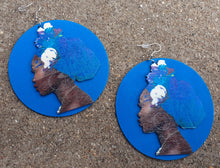 Load image into Gallery viewer, Beautiful Afrocentric Pop Art Print Earrings Kargo Fresh