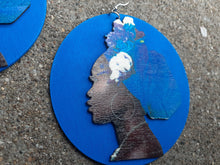 Load image into Gallery viewer, Beautiful Afrocentric Pop Art Print Earrings Kargo Fresh