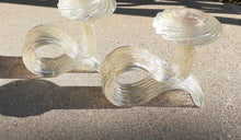 Load image into Gallery viewer, Beautiful Pair of Vintage Seguso for Vetri d'arte Art Glass Candle Holders Kargo Fresh