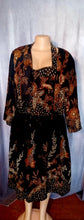 Load image into Gallery viewer, Beautiful Vintage Batik Halter Dress and Balero Set New L Kargo Fresh