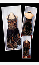 Load image into Gallery viewer, Beautiful Vintage Batik Halter Dress and Balero Set New L Kargo Fresh